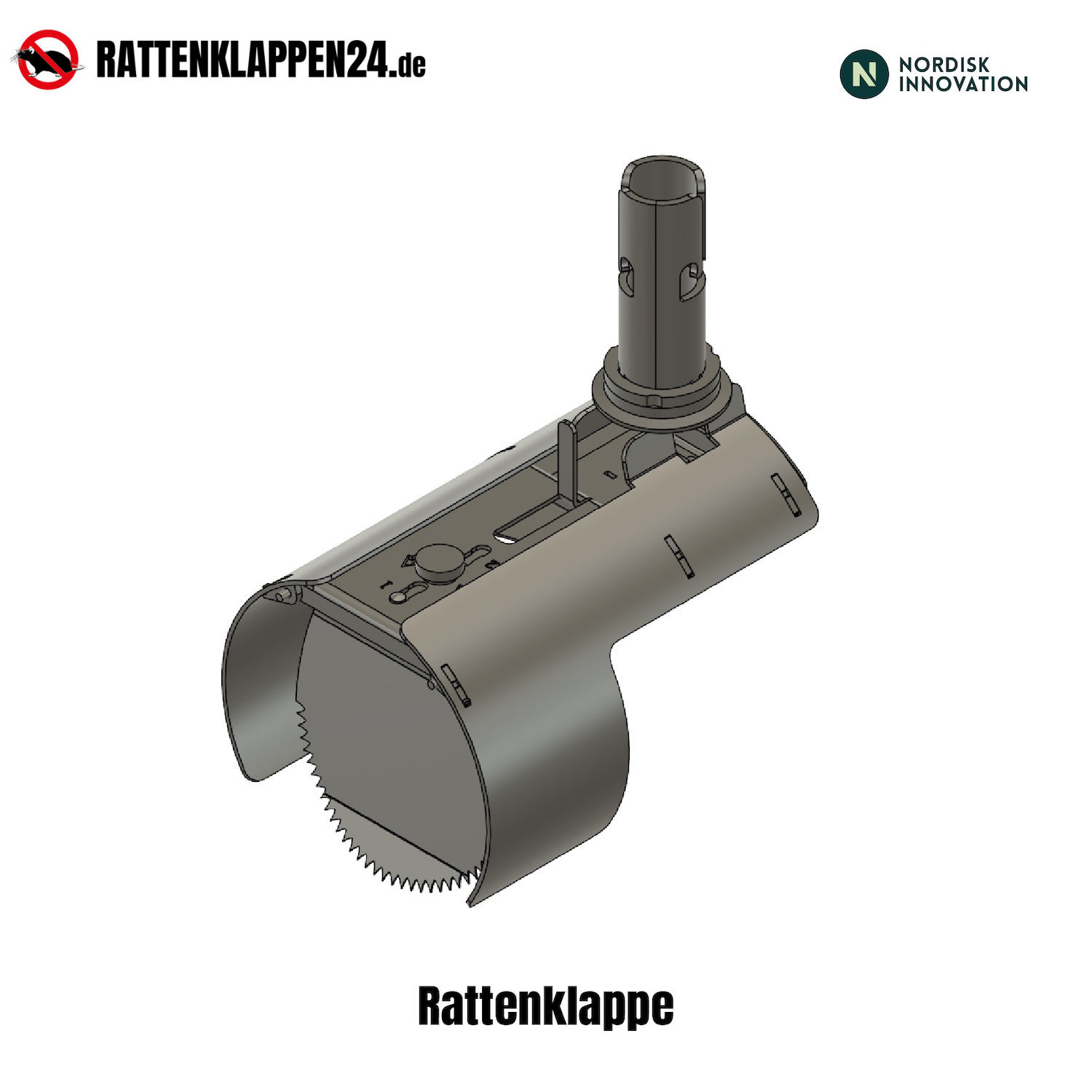 Rattenklappe TX11 Ø 150 mm Beton / Ø 160 mm KG (PCV)